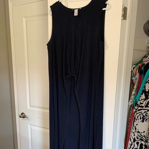 Joseph Ribkoff 16 navy long back top